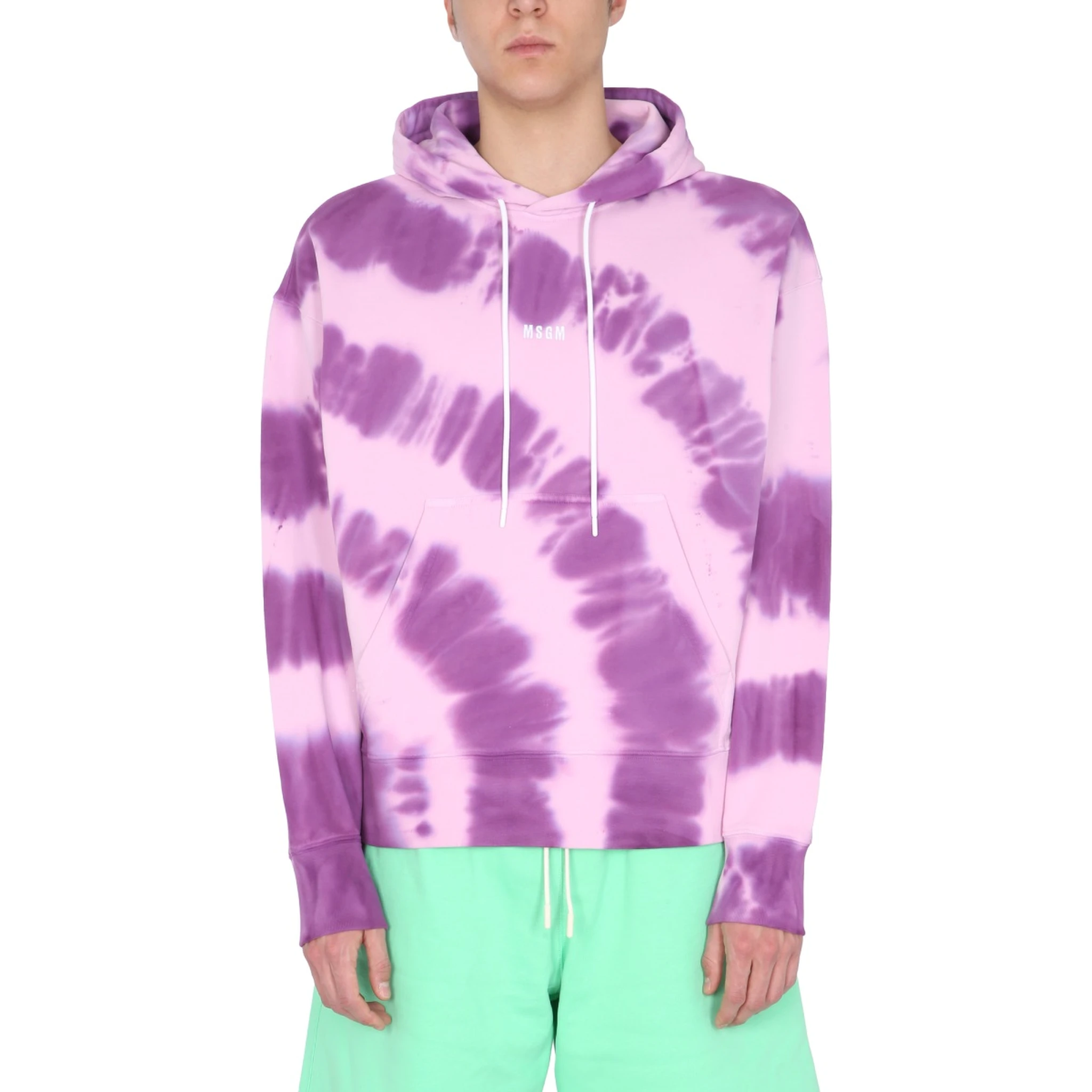 PRINTED SWEATSHIRT WITH MICRO LOGO