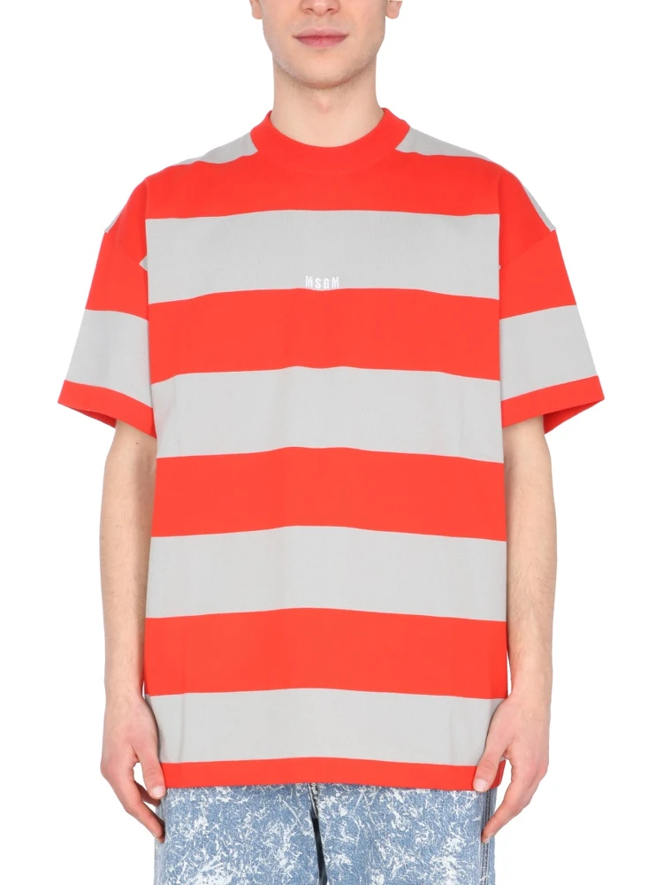 T-SHIRT WITH EMBROIDERED LOGO