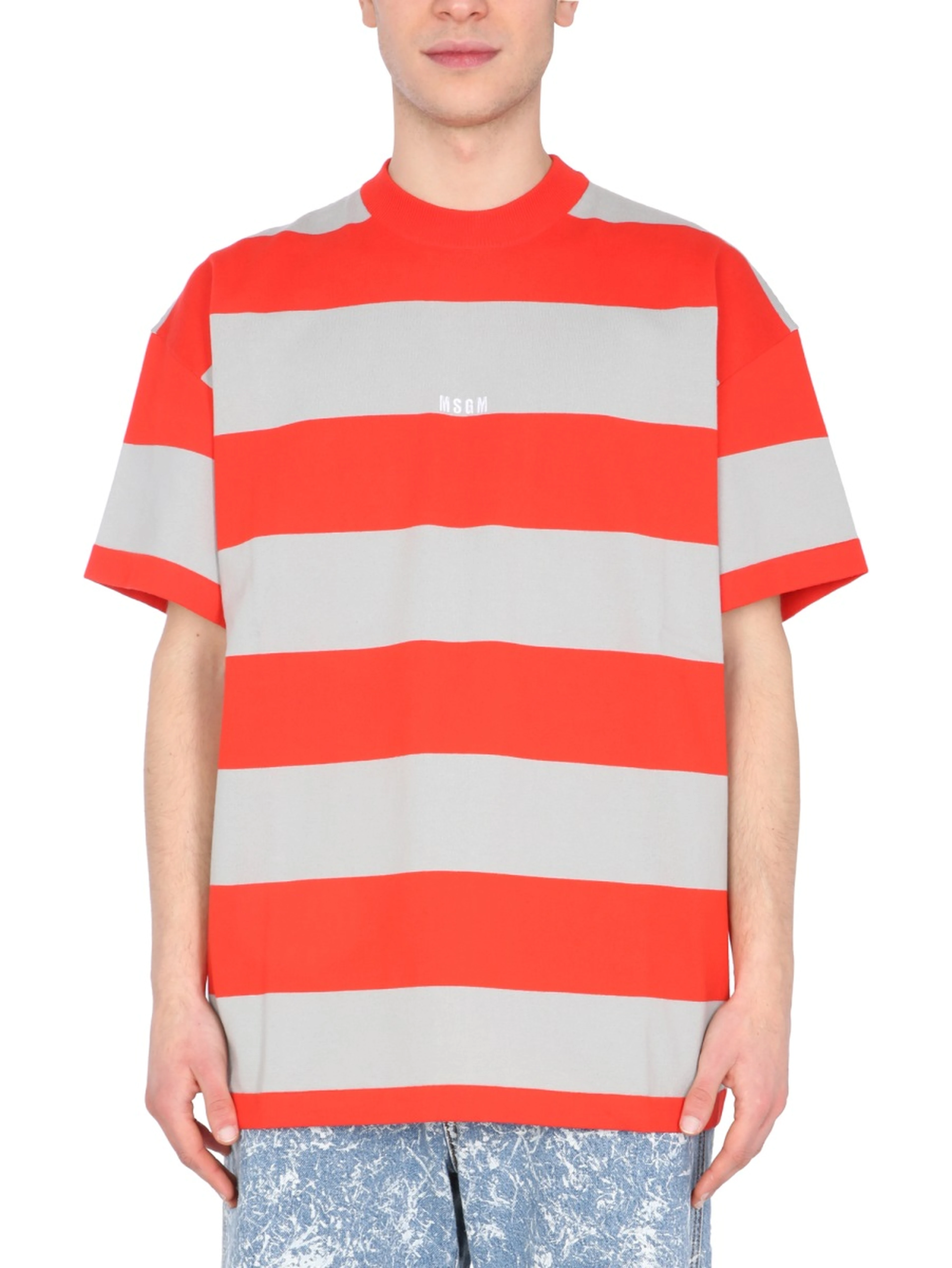 T-SHIRT WITH EMBROIDERED LOGO