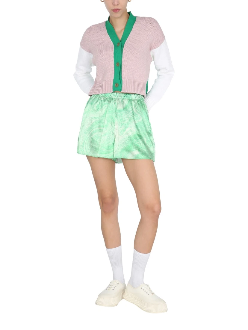 MARBLE EFFECT SHORTS