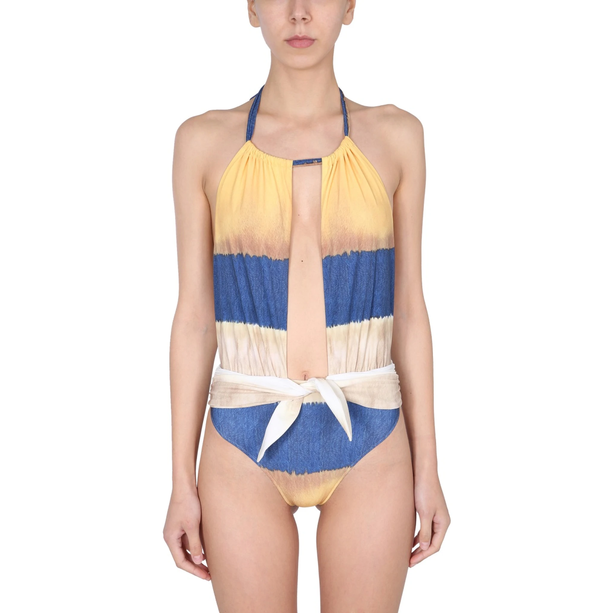 ONE PIECE SWIMSUIT WITH TIE DYE PRINT