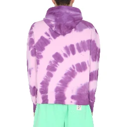PRINTED SWEATSHIRT WITH MICRO LOGO