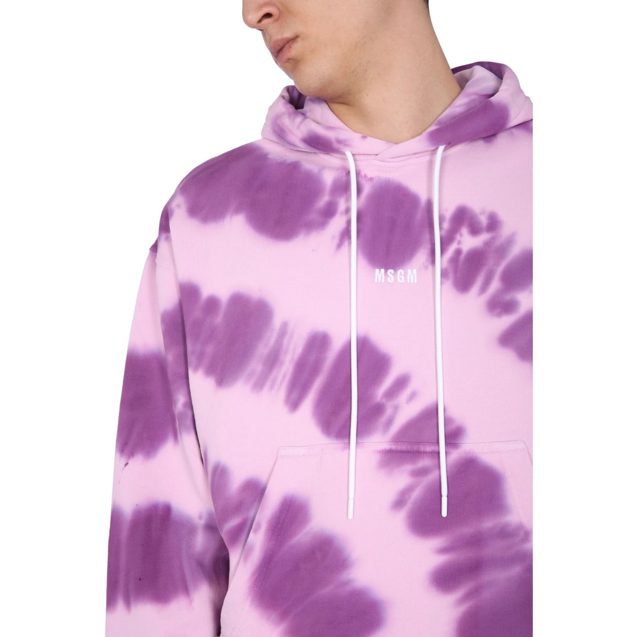 PRINTED SWEATSHIRT WITH MICRO LOGO