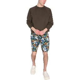 BERMUDA WITH FLORAL PRINT