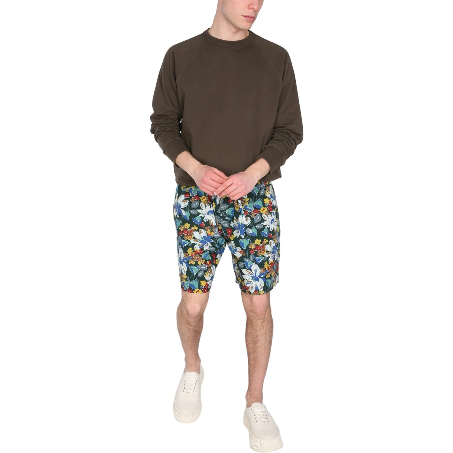 BERMUDA WITH FLORAL PRINT