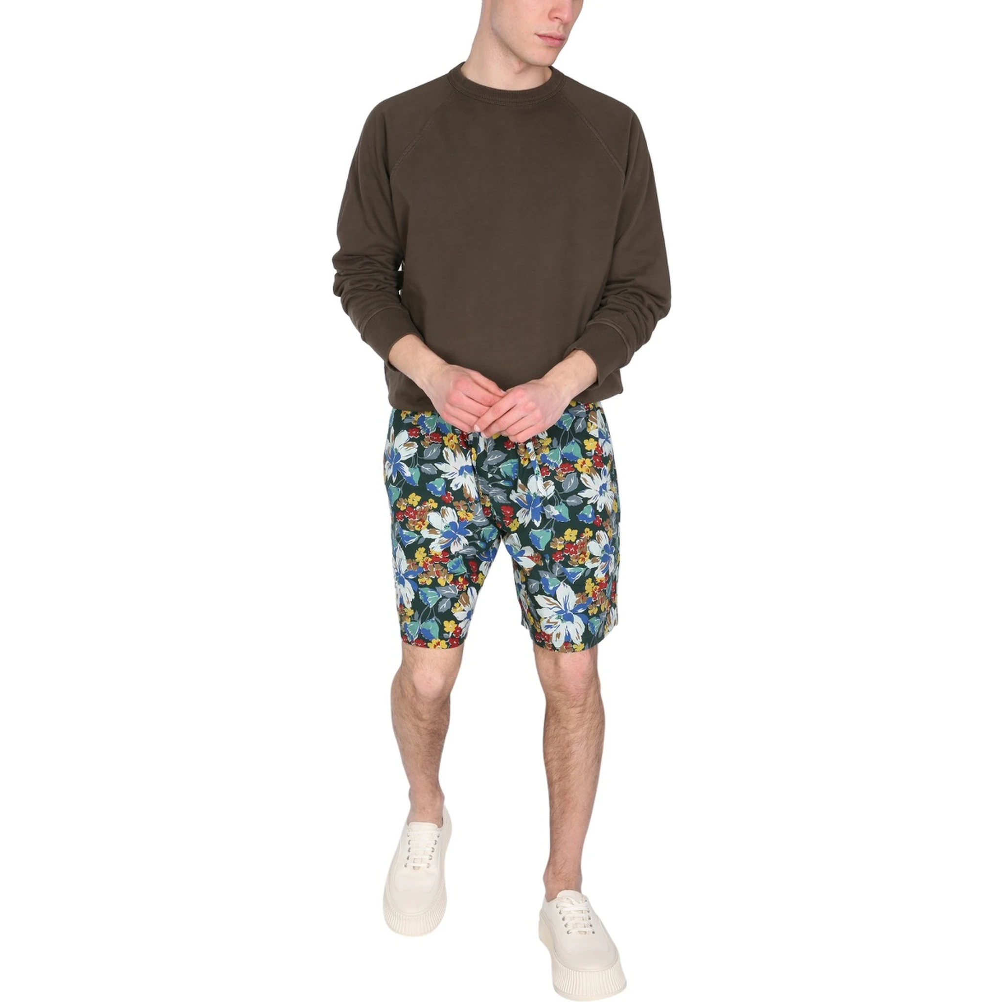 BERMUDA WITH FLORAL PRINT