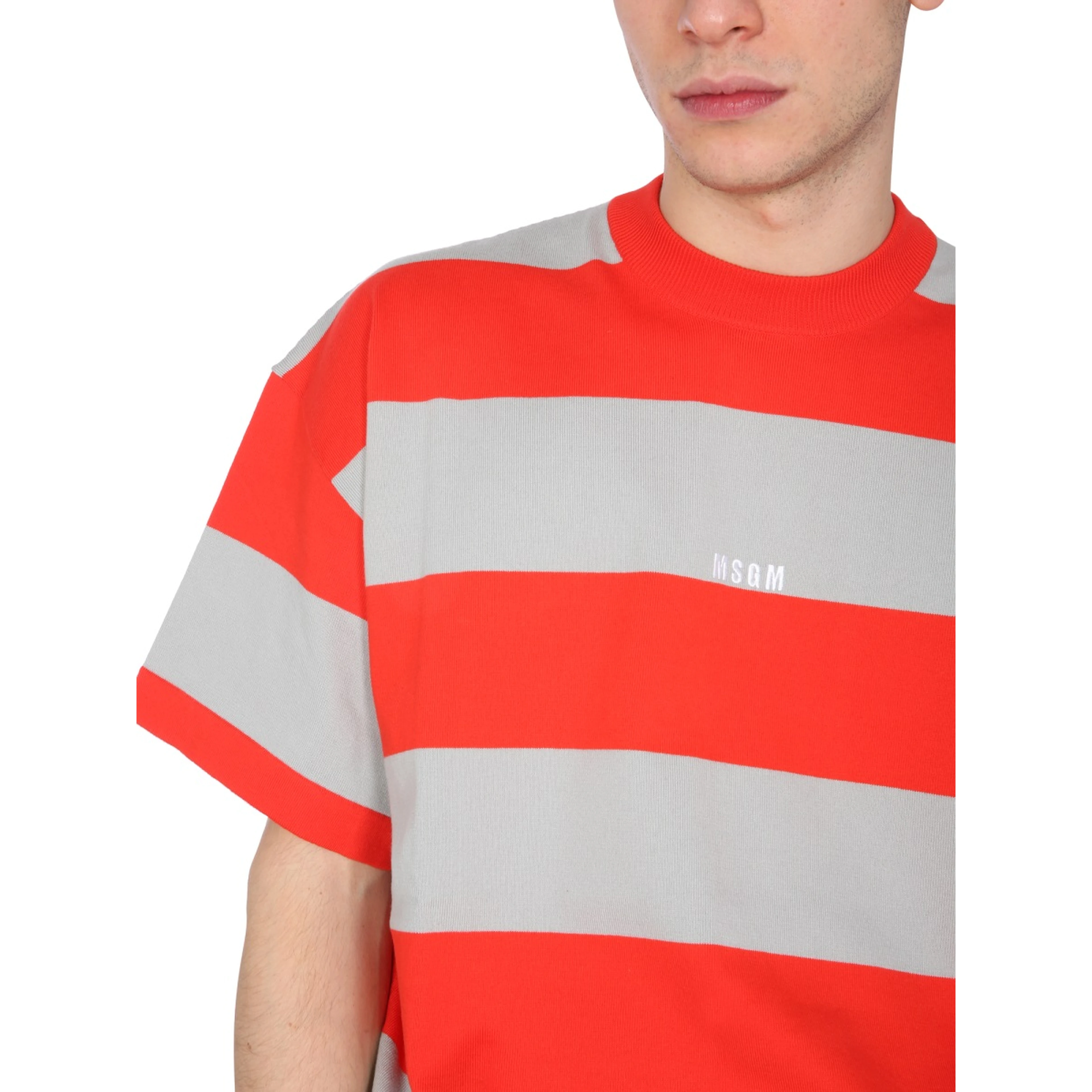 T-SHIRT WITH EMBROIDERED LOGO