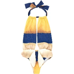 ONE PIECE SWIMSUIT WITH TIE DYE PRINT