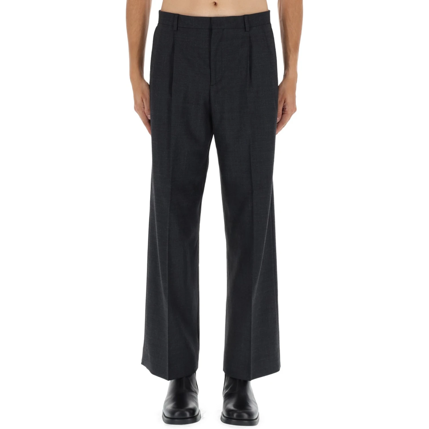 WIDE PLEATED PANTS