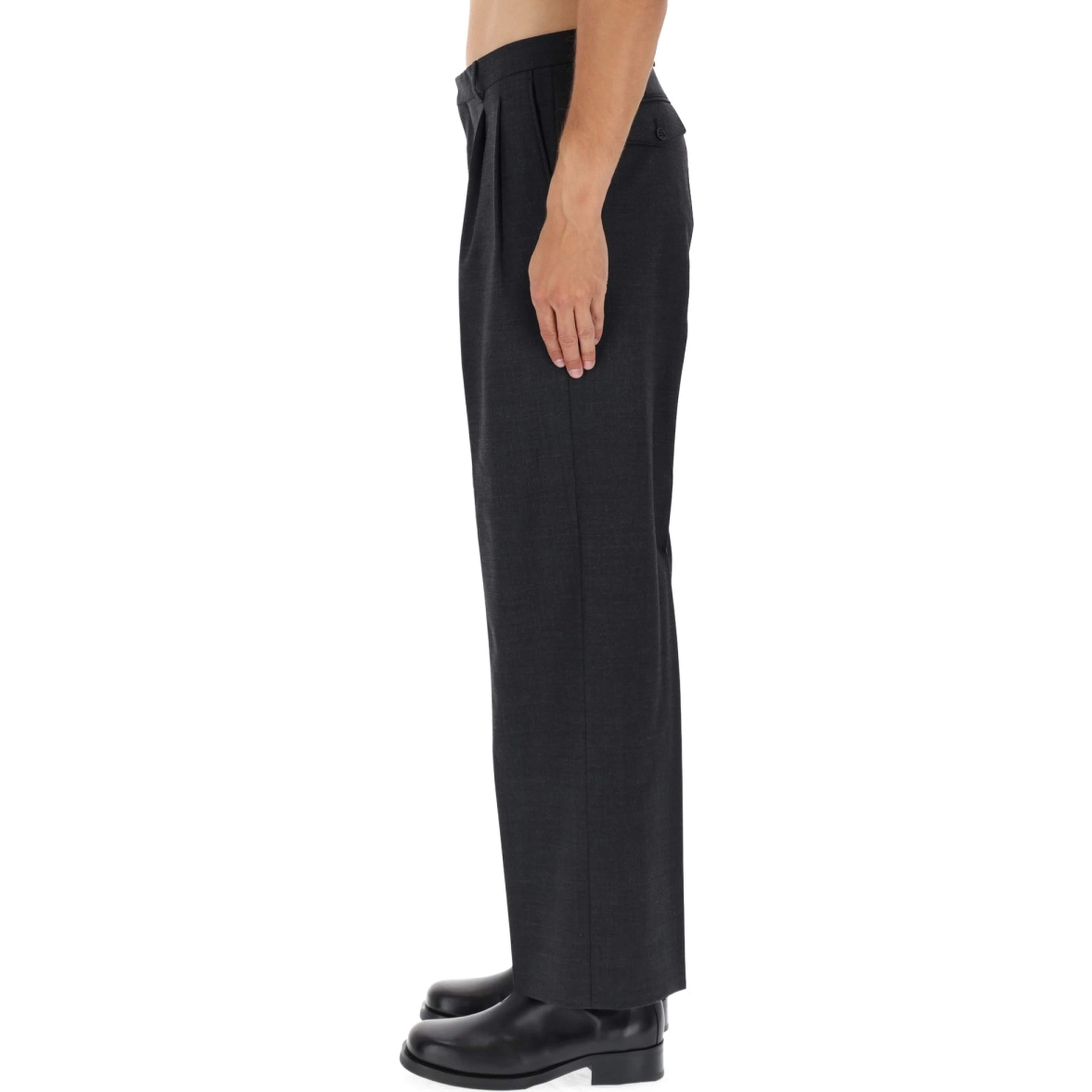 WIDE PLEATED PANTS