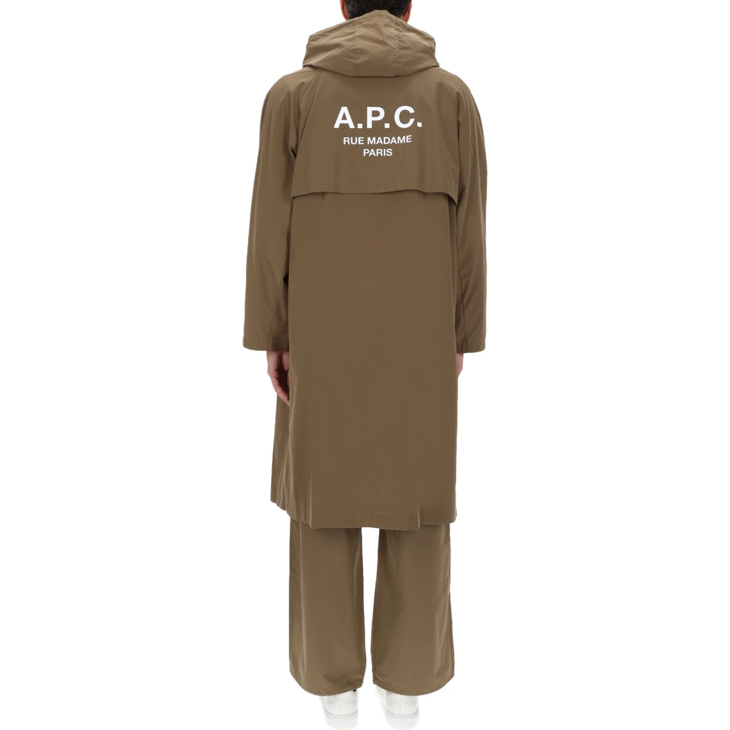 HOODED TRENCH COAT