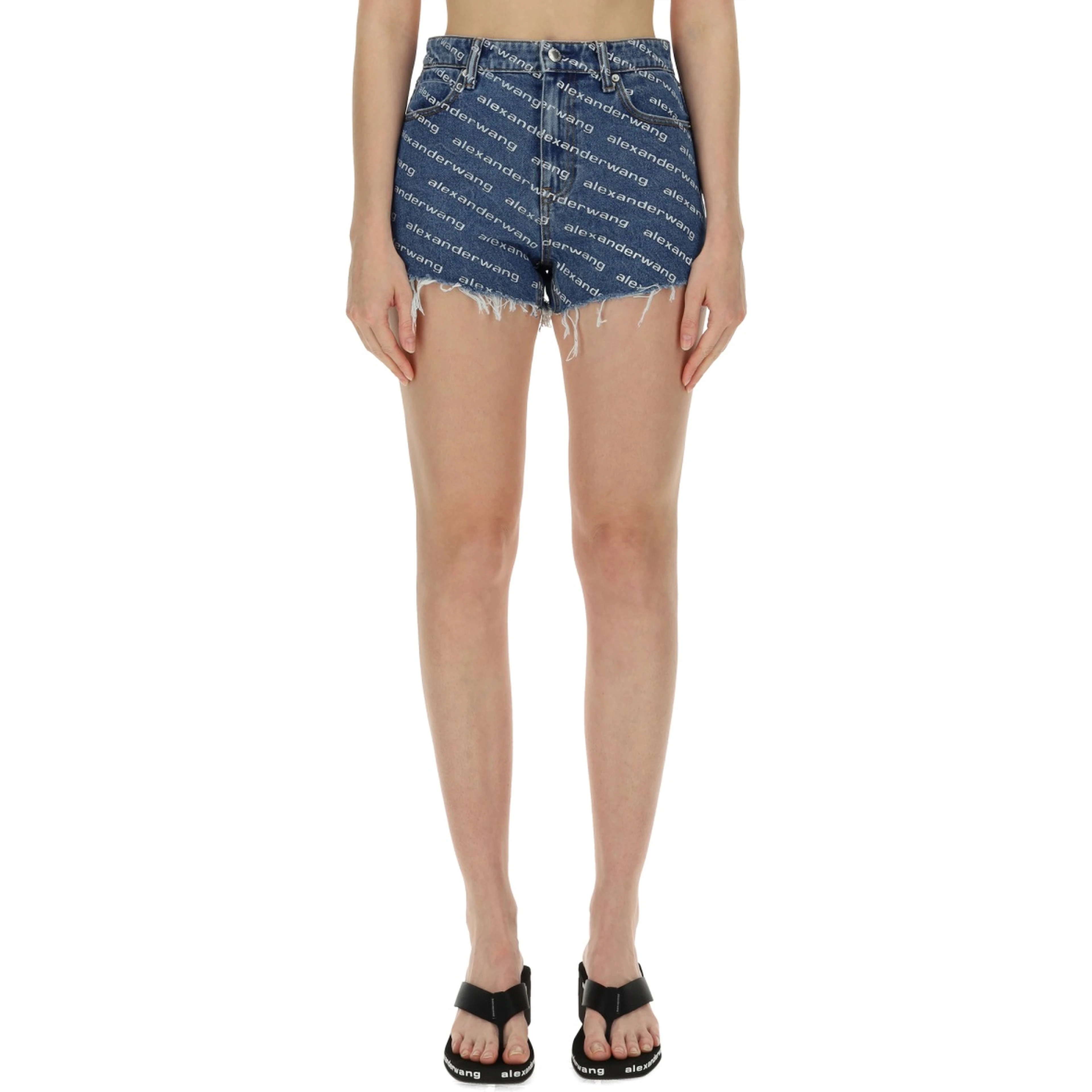 SHORTS WITH ALL OVER LOGO