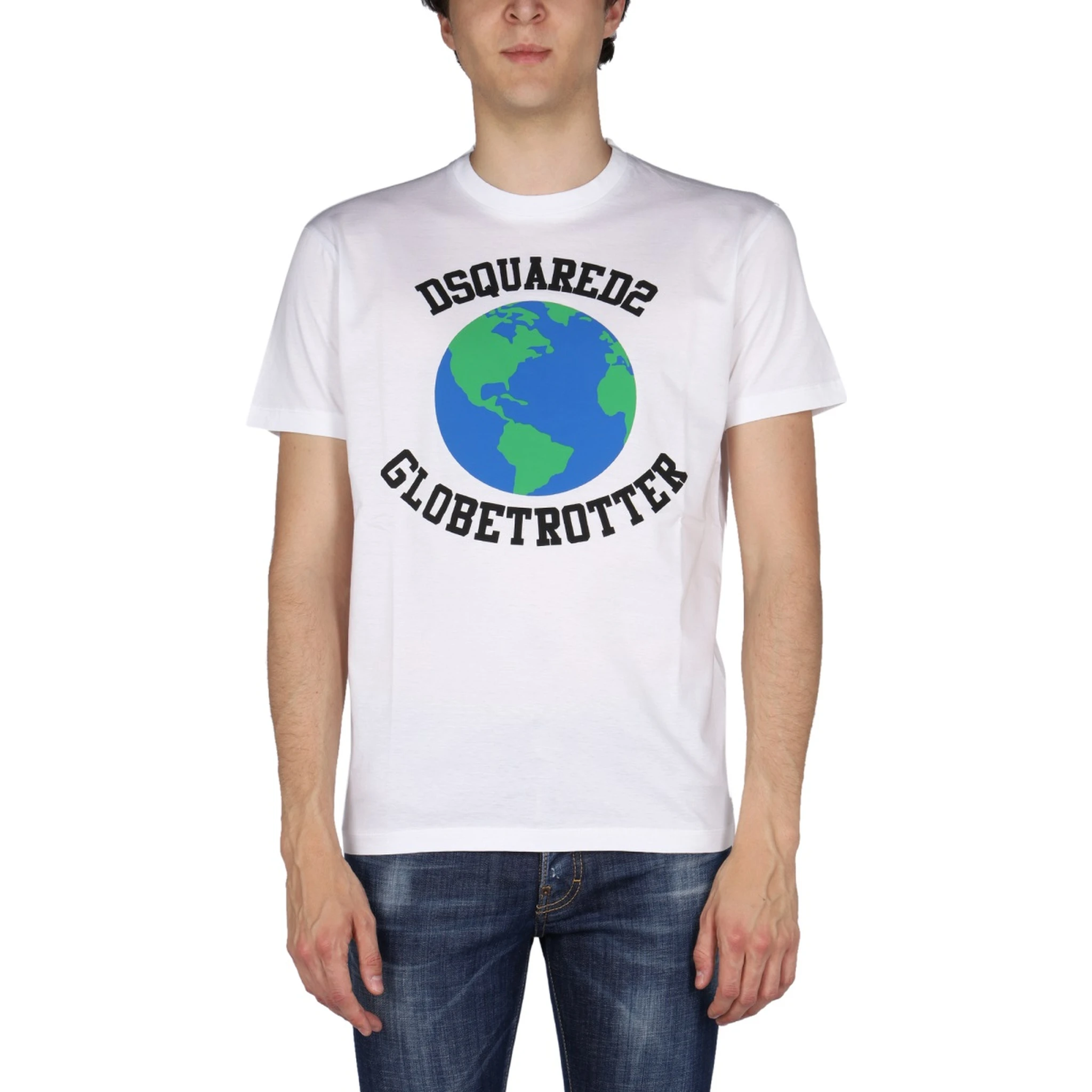 "GLOBETROTTER" T-SHIRT WITH PRINT