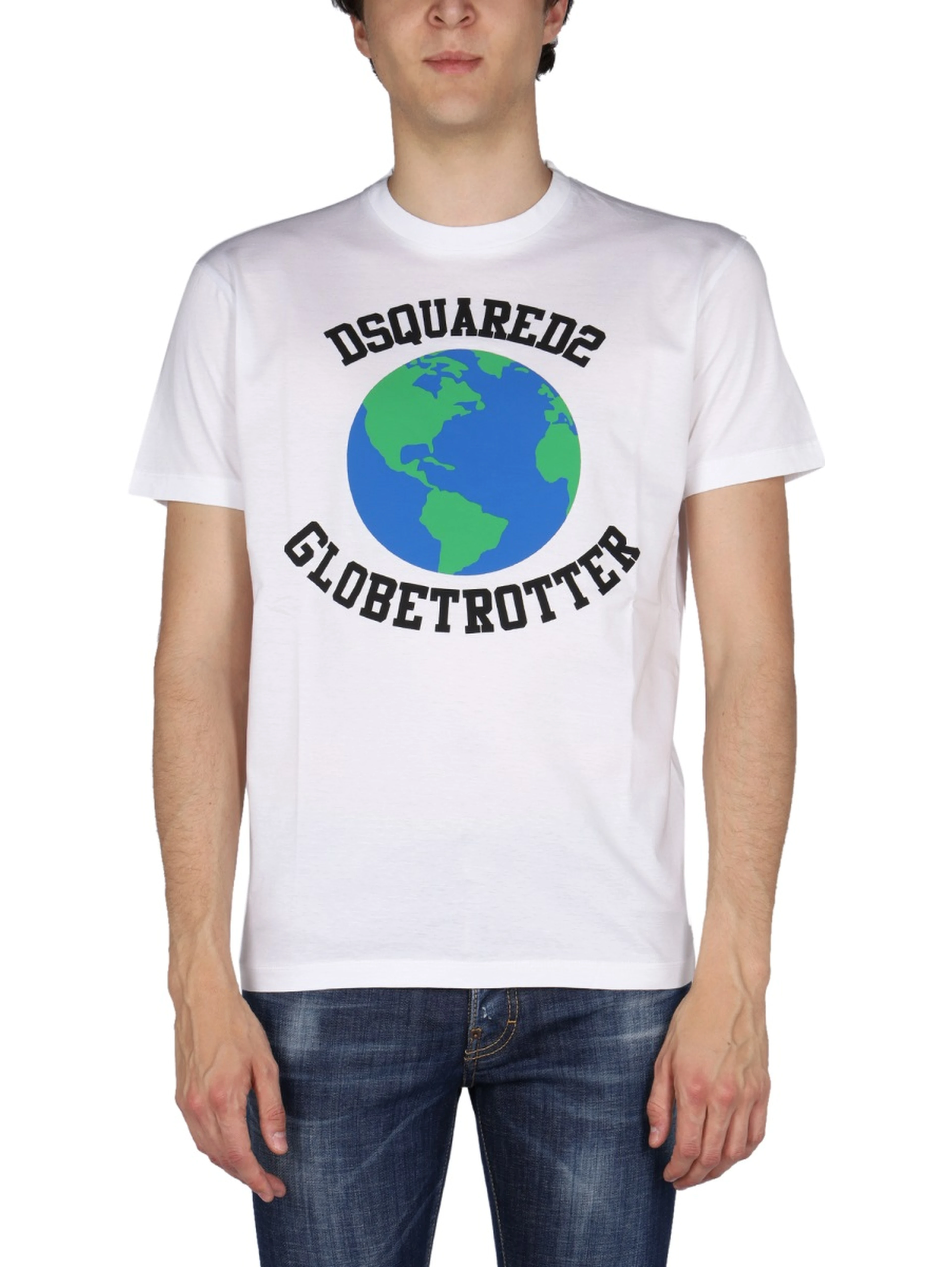 "GLOBETROTTER" T-SHIRT WITH PRINT