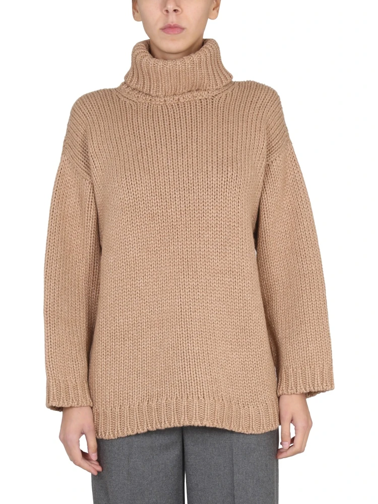 WOOL AND LUREX BLEND SWEATER