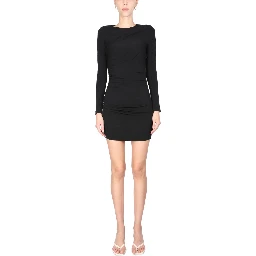 DRESS WITH DRAPE