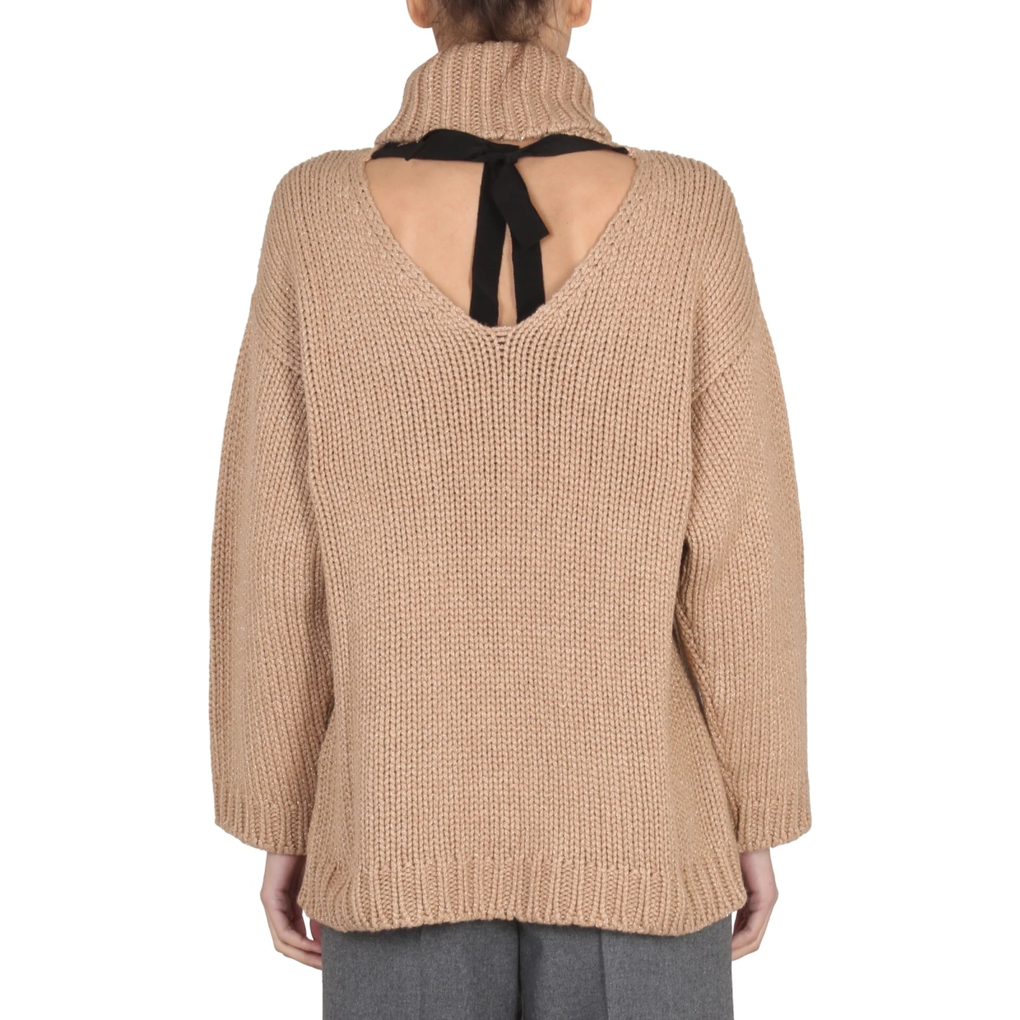 WOOL AND LUREX BLEND SWEATER