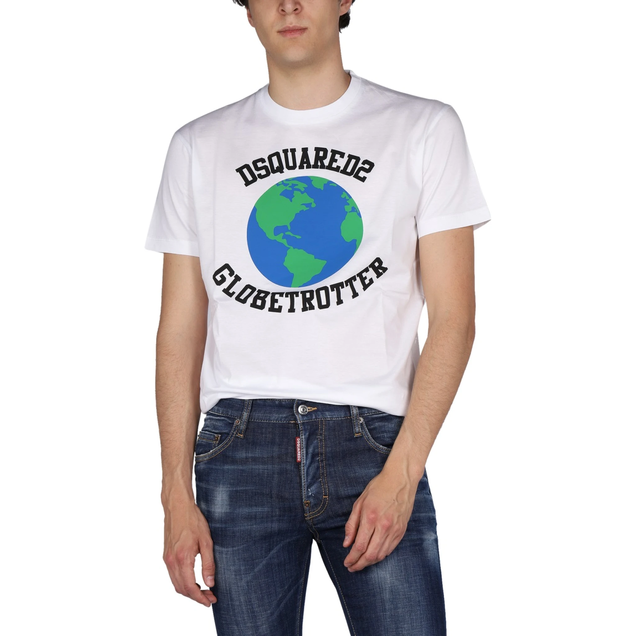 "GLOBETROTTER" T-SHIRT WITH PRINT