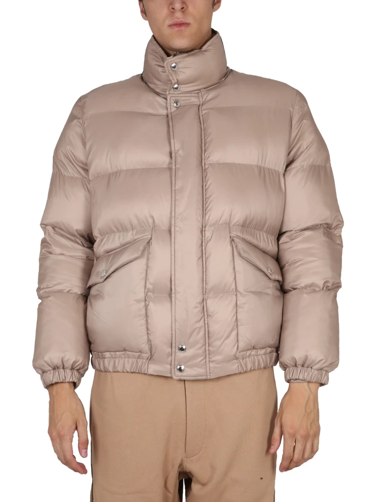 GRAFFITI LOGO PRINT DOWN JACKET