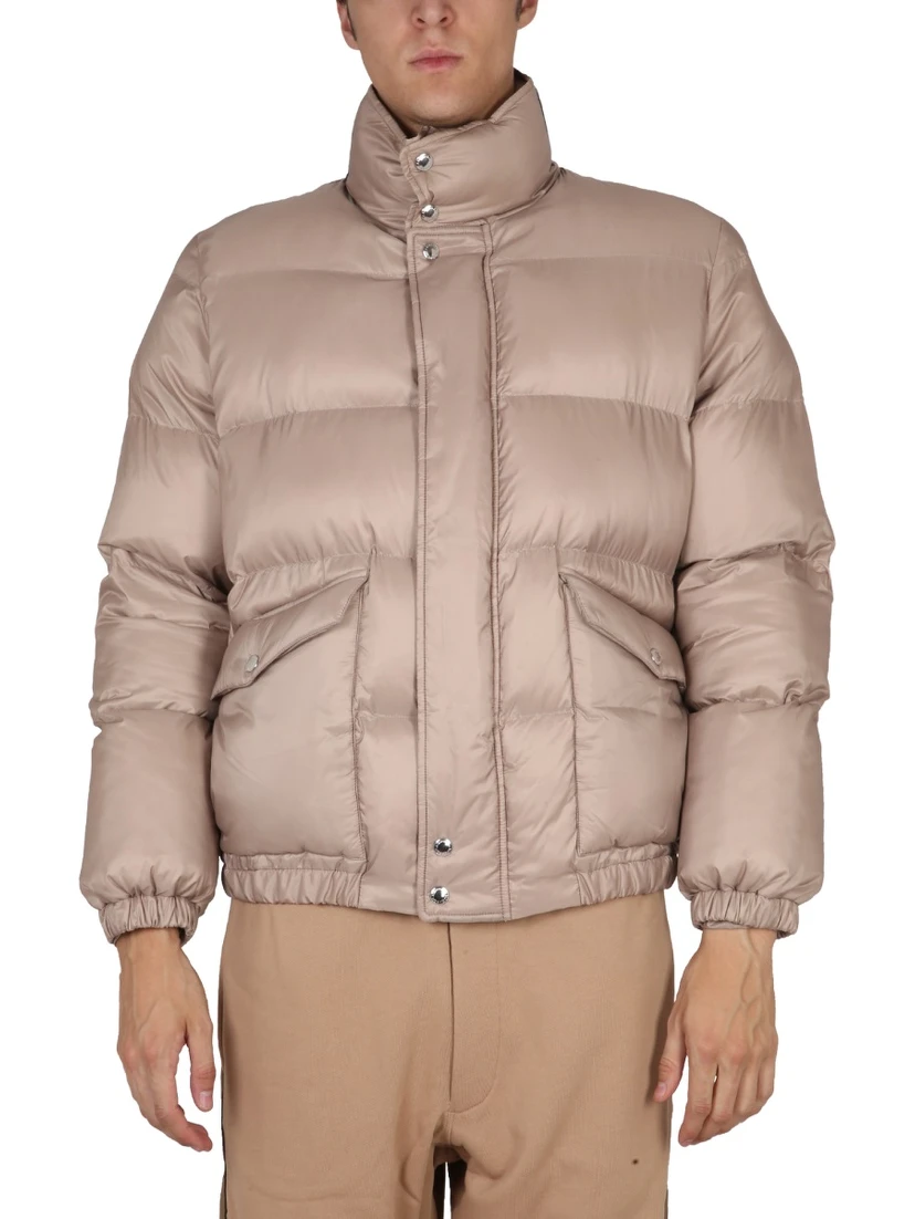 GRAFFITI LOGO PRINT DOWN JACKET