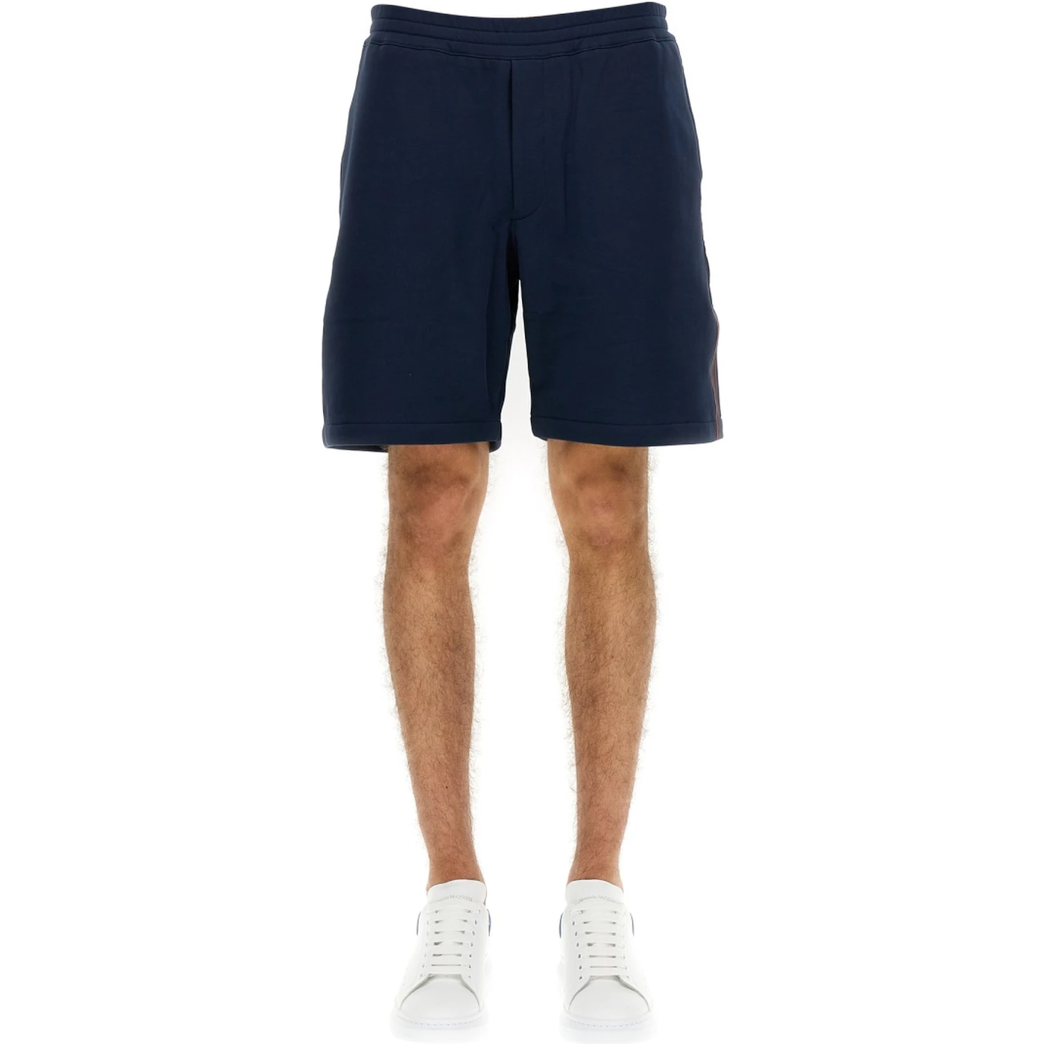 BERMUDA SHORTS WITH SELVEDGE LOGO BAND