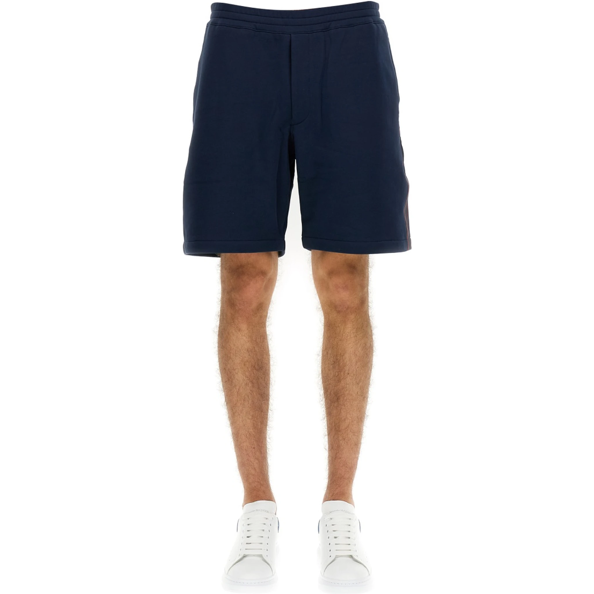BERMUDA SHORTS WITH SELVEDGE LOGO BAND