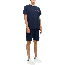 BERMUDA SHORTS WITH SELVEDGE LOGO BAND