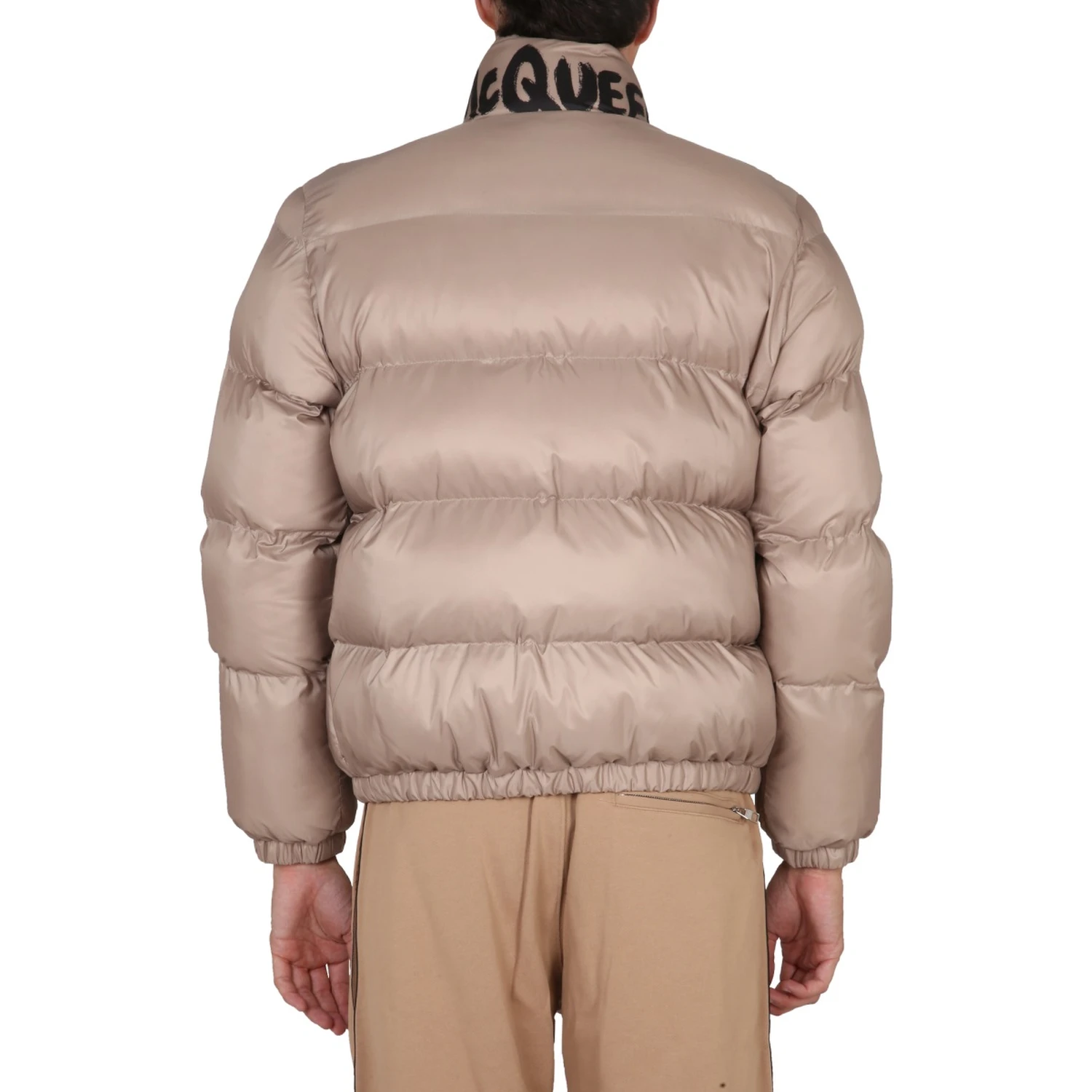 GRAFFITI LOGO PRINT DOWN JACKET