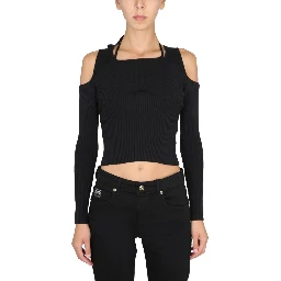 SHIRT WITH BARE SHOULDERS