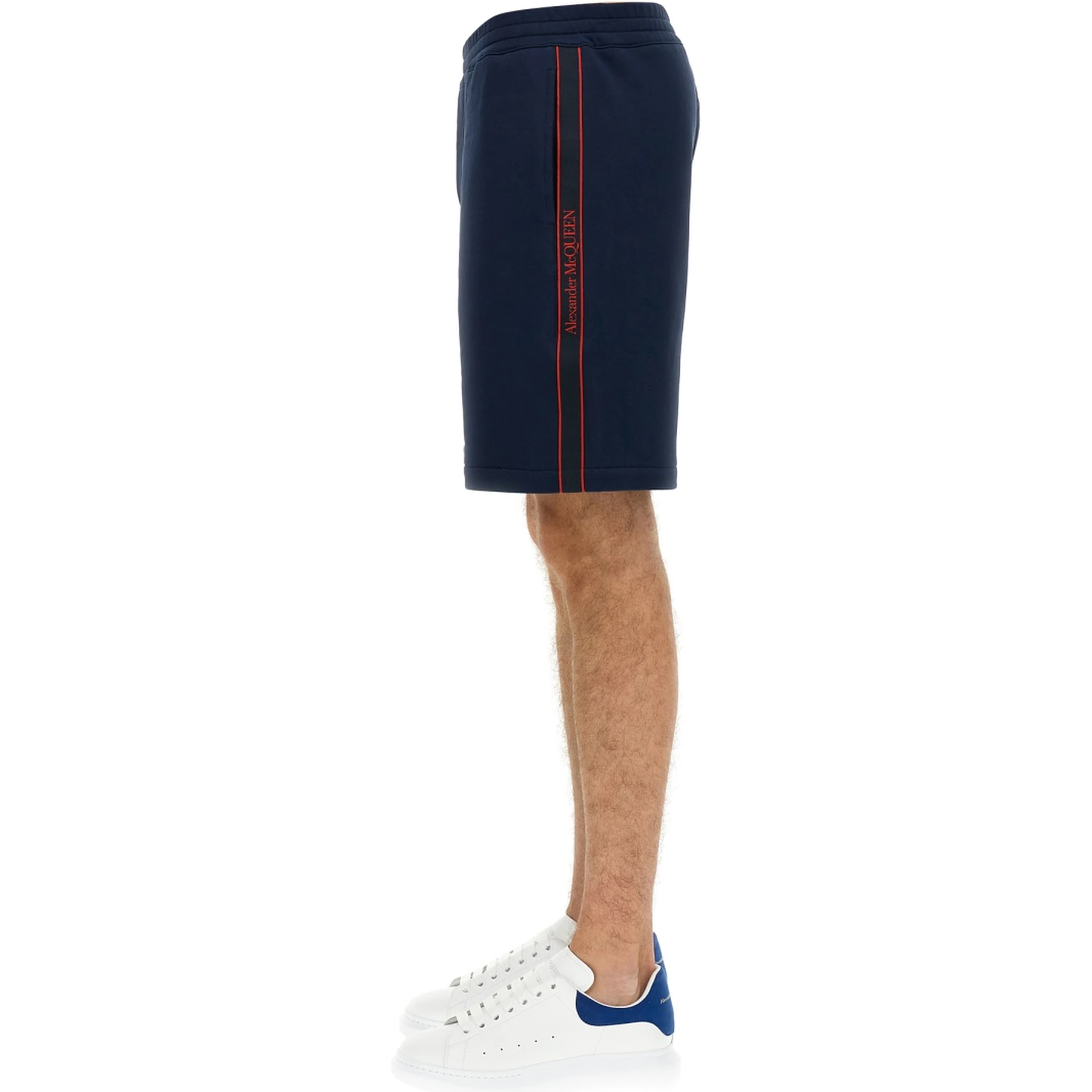BERMUDA SHORTS WITH SELVEDGE LOGO BAND