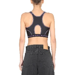 CROP TOP WITH LOGO BAND