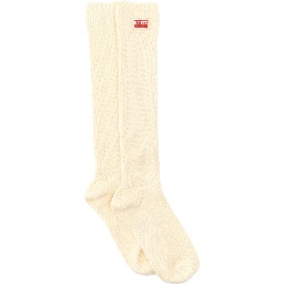 HIGH SOCKS WITH LOGO PATCH