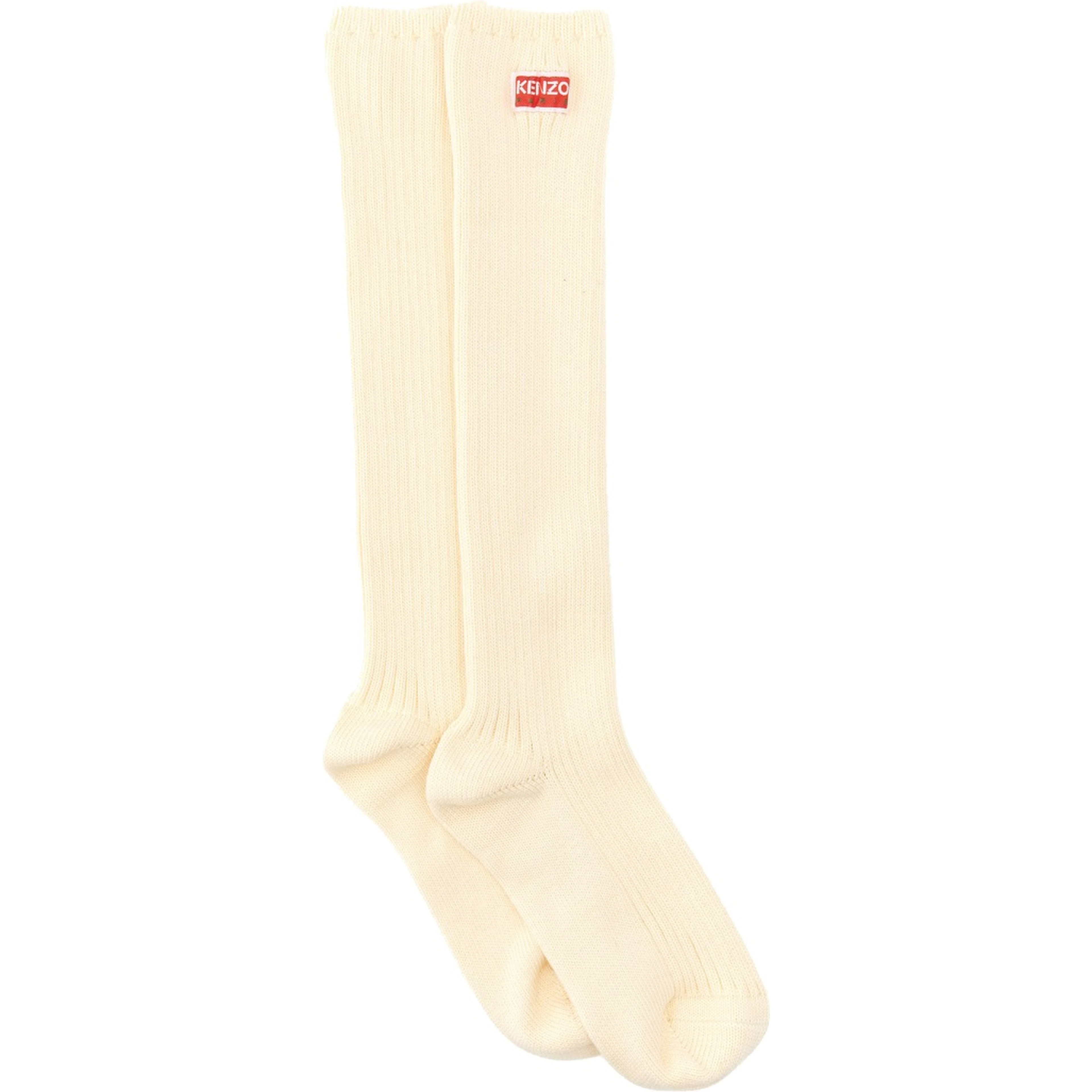 HIGH SOCKS WITH LOGO PATCH