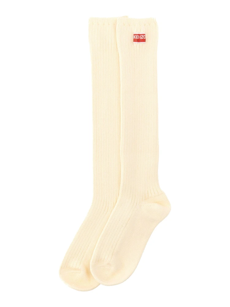 HIGH SOCKS WITH LOGO PATCH alternative