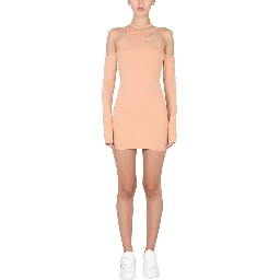 ASYMMETRIC MINI DRESS