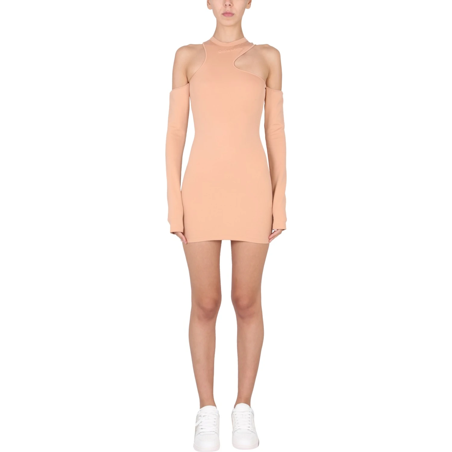 ASYMMETRIC MINI DRESS