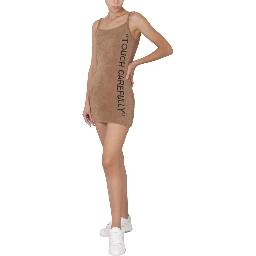FUZZY DRESS WITH LOGO
