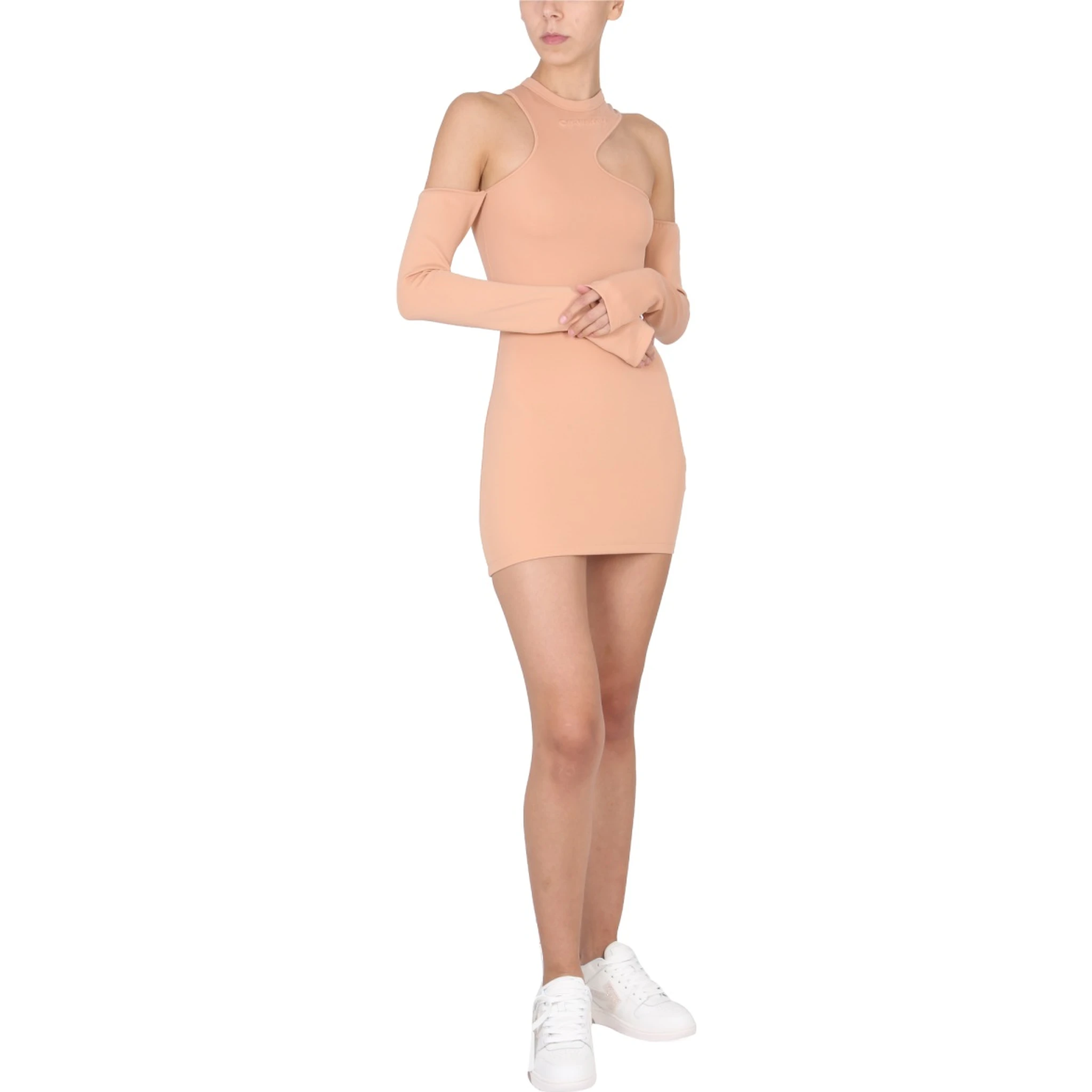 ASYMMETRIC MINI DRESS