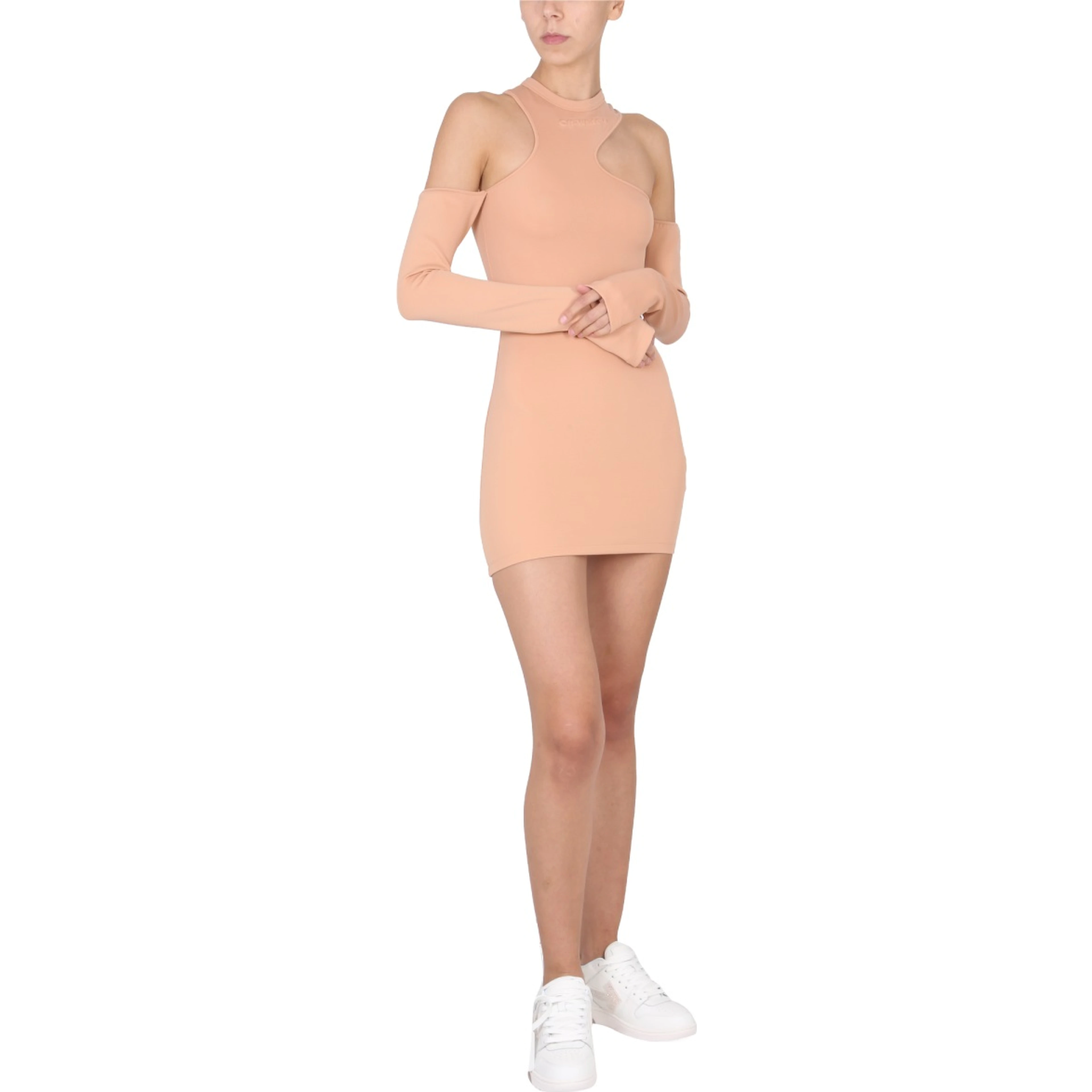 ASYMMETRIC MINI DRESS