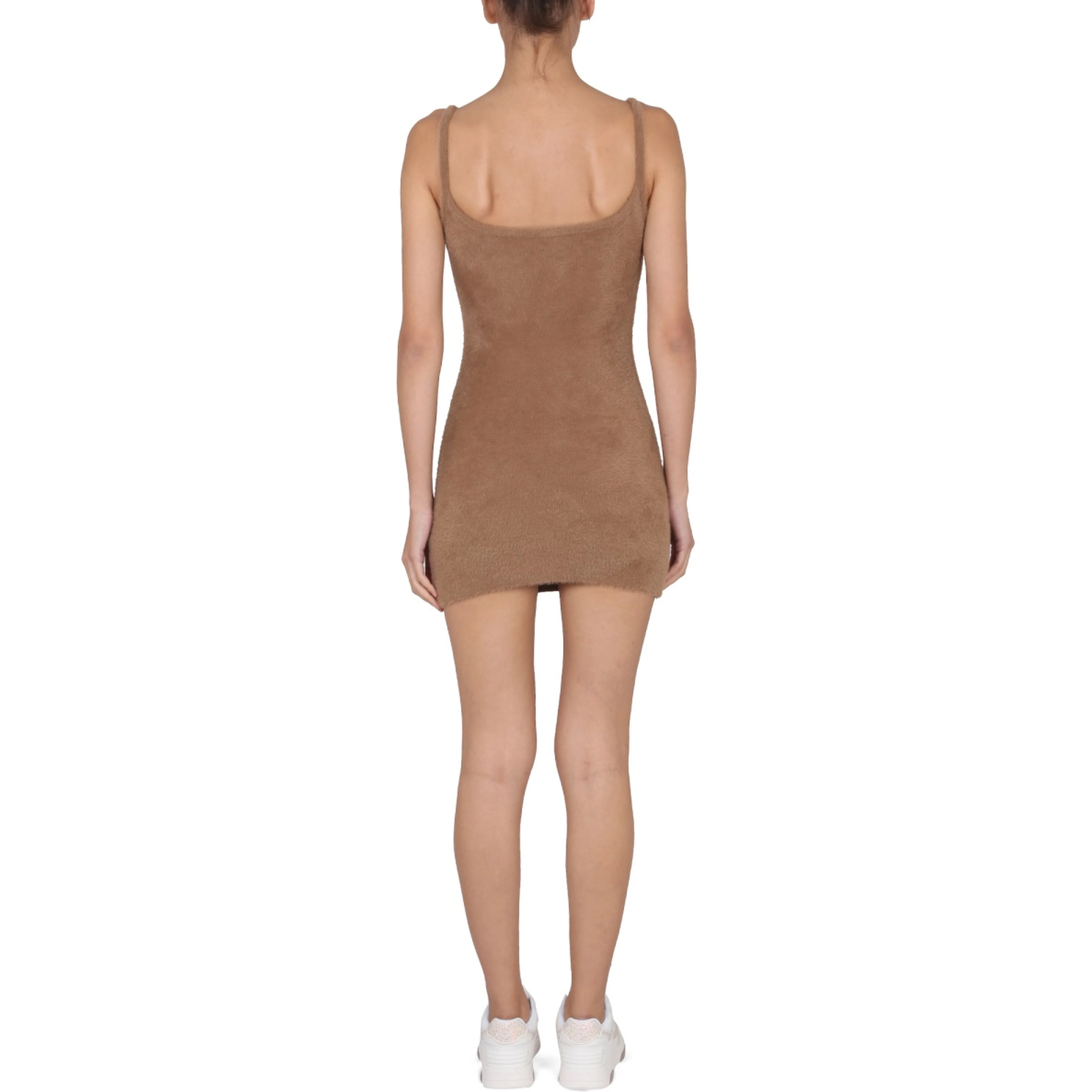 FUZZY DRESS WITH LOGO