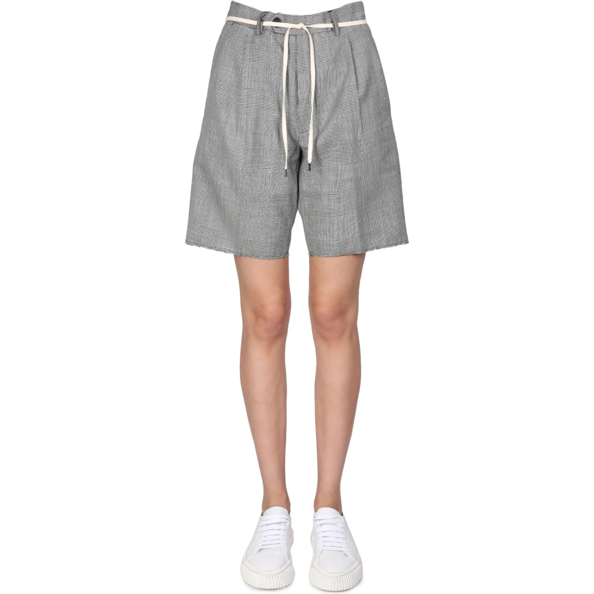 STRETCH FLANNEL BERMUDA SHORTS