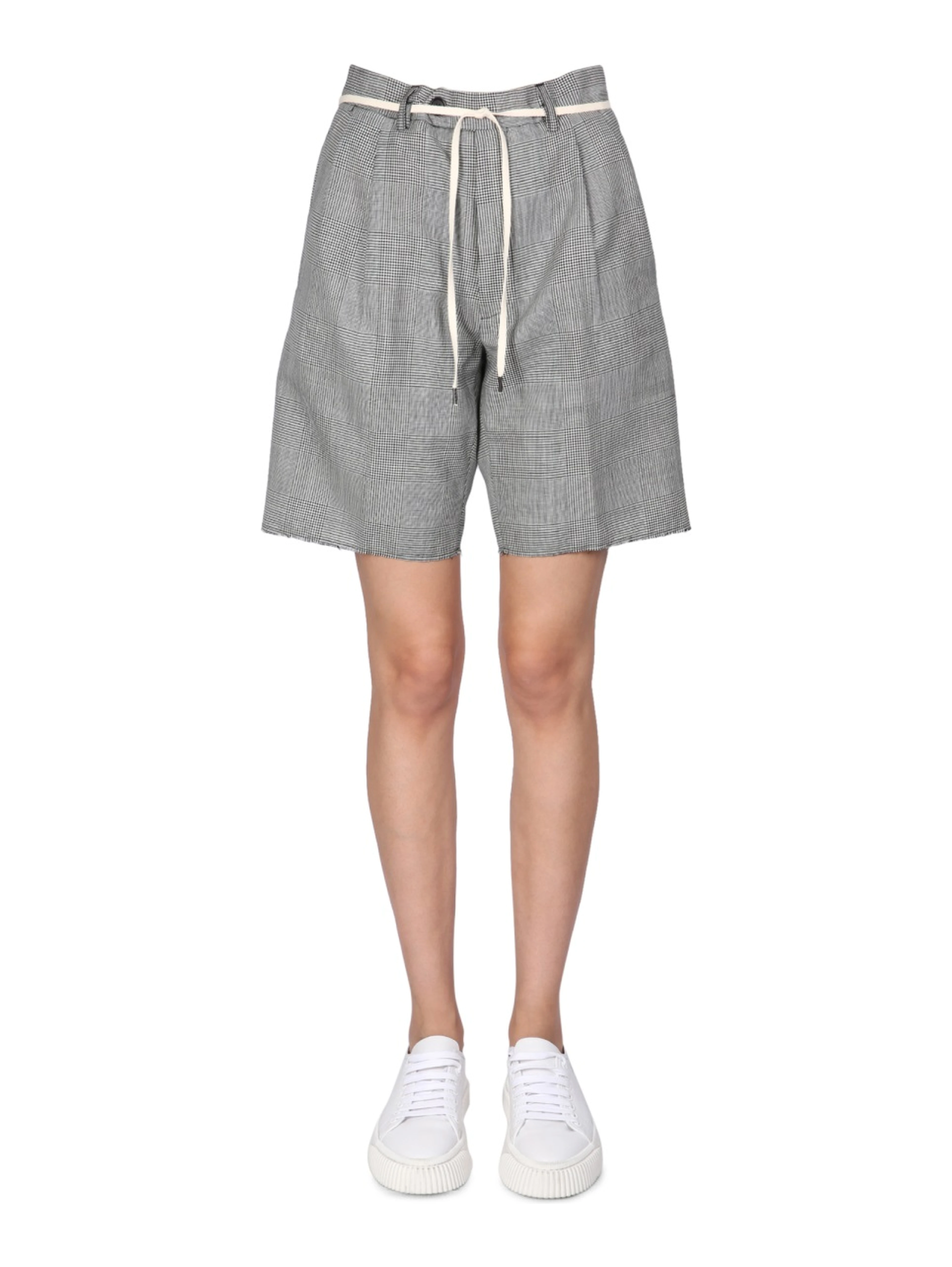 STRETCH FLANNEL BERMUDA SHORTS