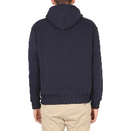 SWEATSHIRT WITH LOGO AND HOOD