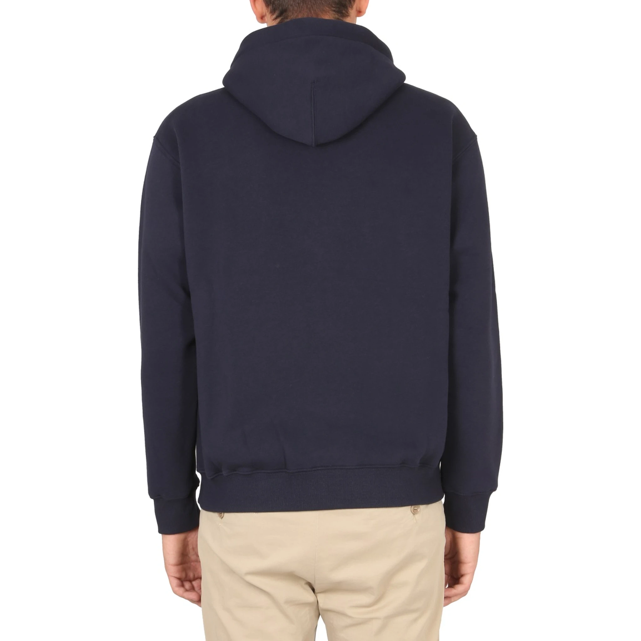 SWEATSHIRT WITH LOGO AND HOOD