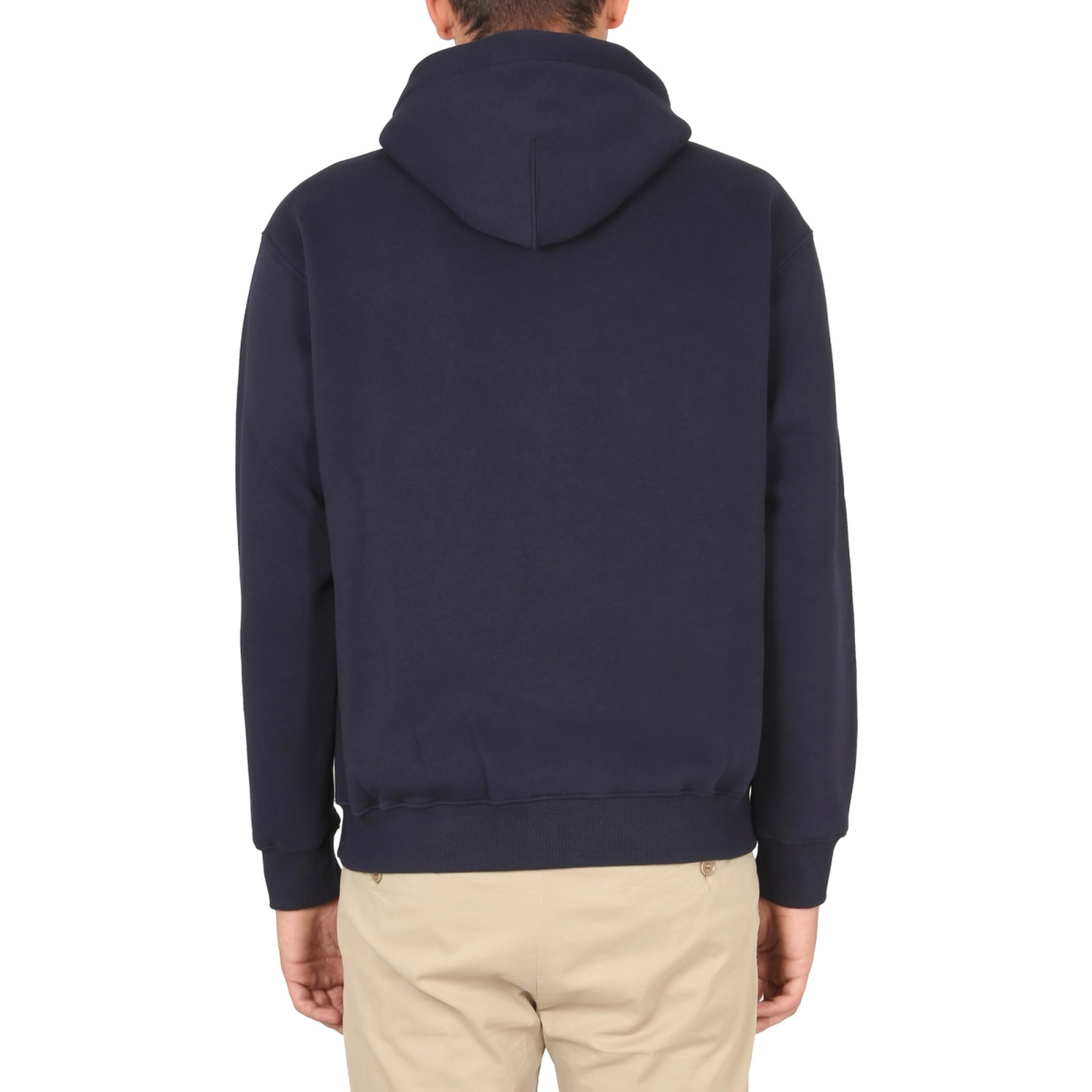 SWEATSHIRT WITH LOGO AND HOOD