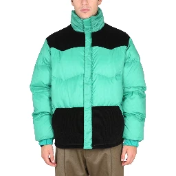 COLOR-BLOCK DOWN JACKET