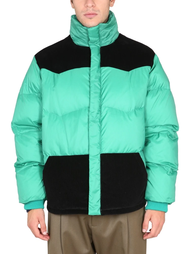 COLOR-BLOCK DOWN JACKET
