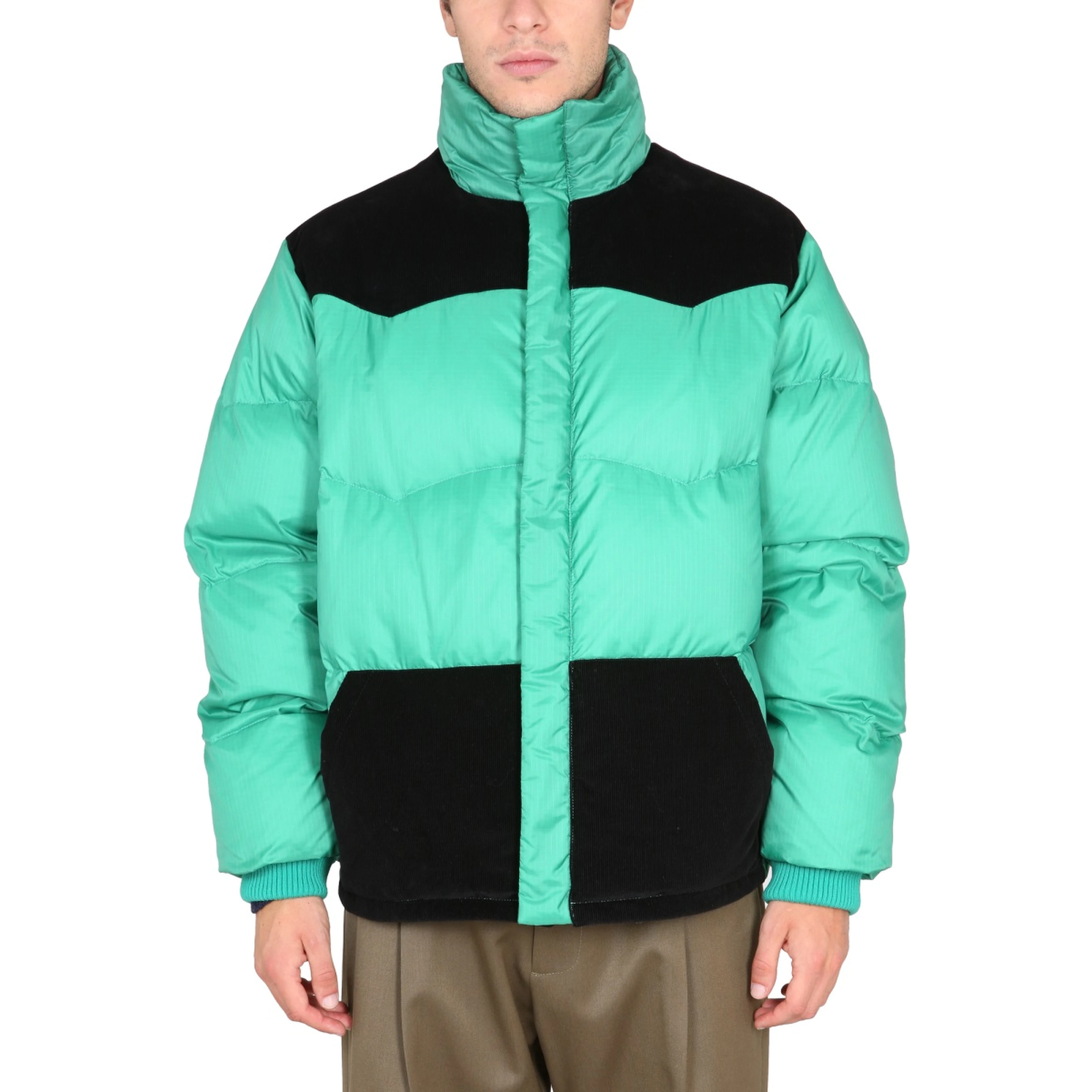 COLOR-BLOCK DOWN JACKET