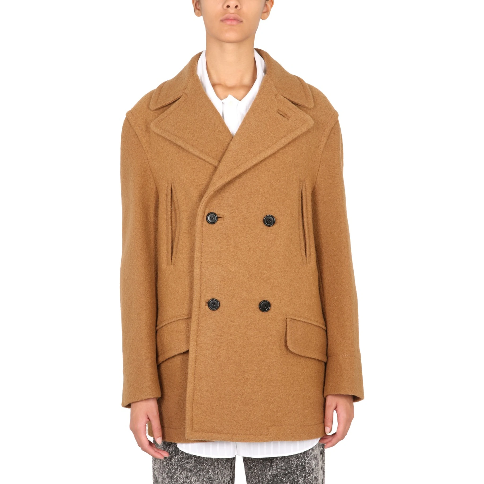 DOUBLE-BREASTED COAT