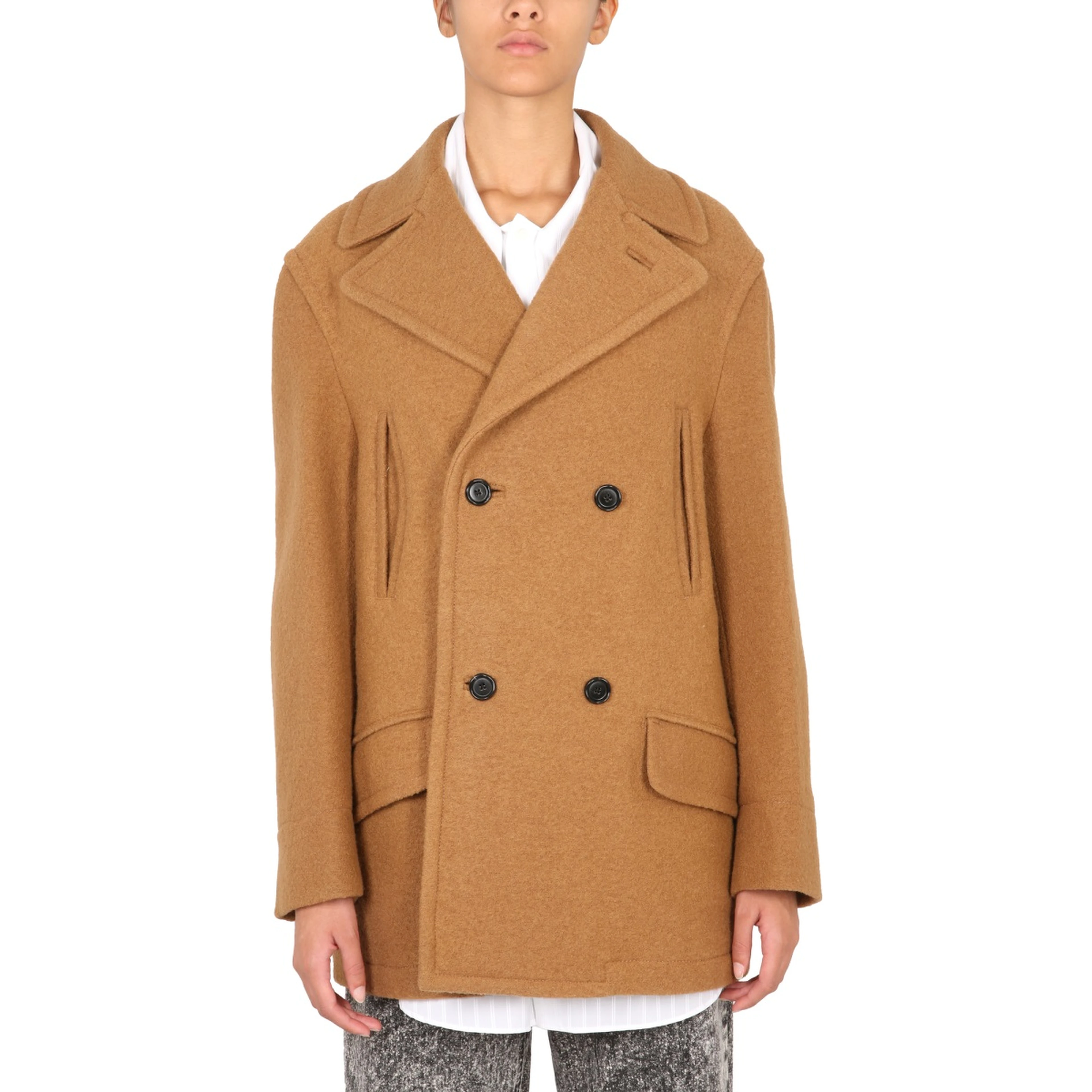 DOUBLE-BREASTED COAT
